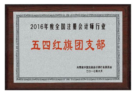 本所荣获2016年度五四红旗团支部称号
